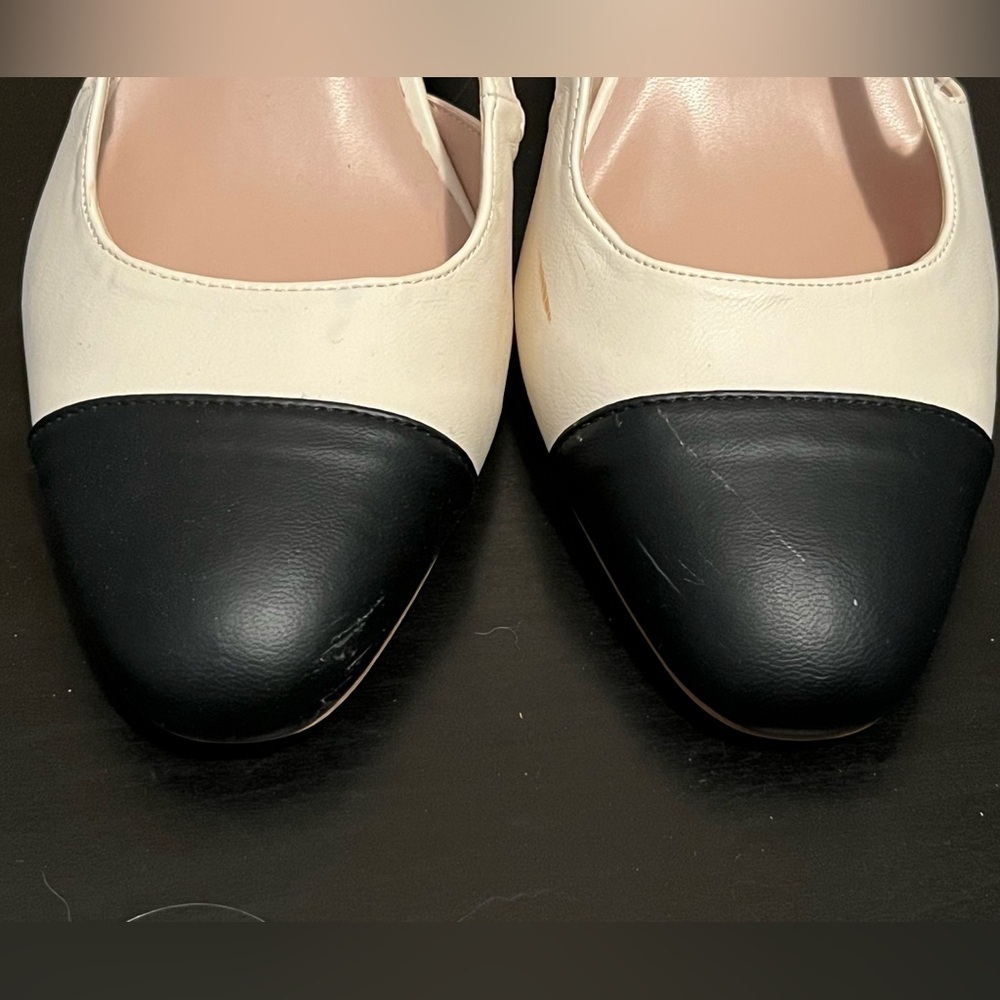Journee Collection Womens Reignn Sling Back Mid Block Heel Almond Toe Pumps - Picture 5 of 16